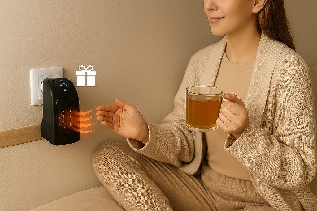 Мини отоплител за контактен монтаж – Plug-in Heater