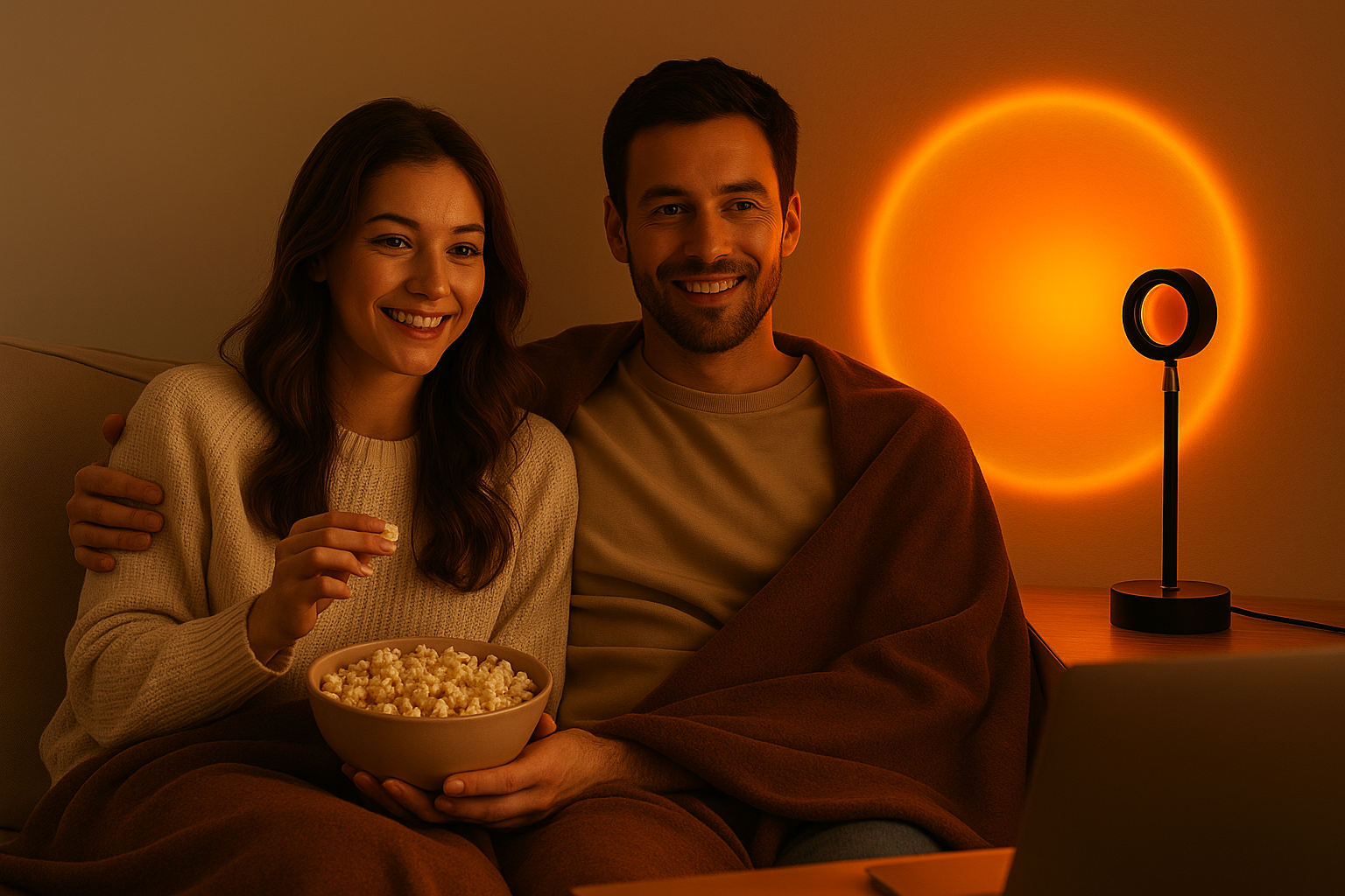 LED лампа Sunset – проекция на залез за уютна атмосфера